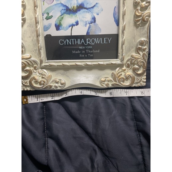 Cynthia Rowley Ornate‎ Floral Picture Frame 5x7 - Picture 8 of 8